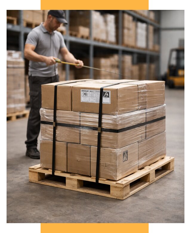 Упаковка и паллетирование грузов от 3593 р. | СетСервис-Мрз