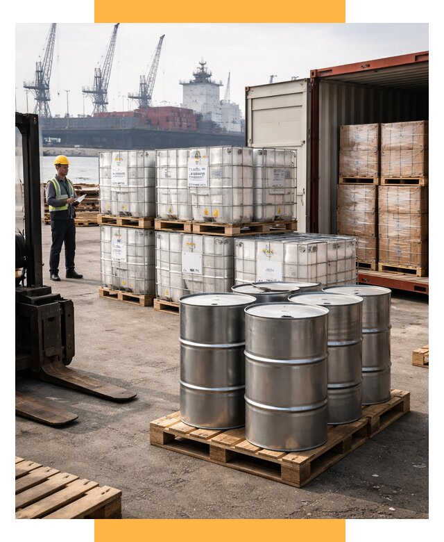 Доставка химического сырья из Индии от 256650 р. | СетСервис-Мрз