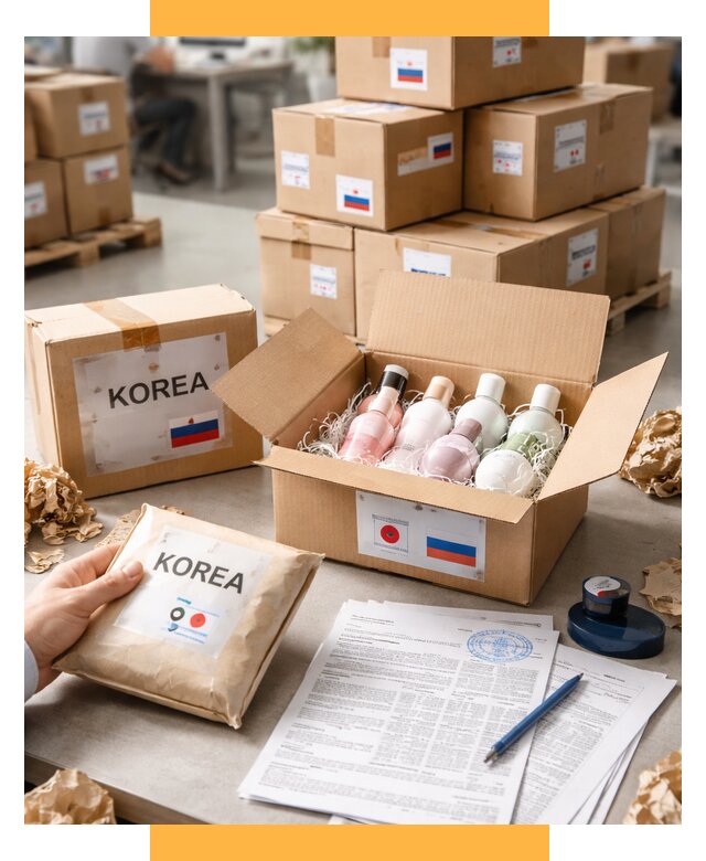 Доставка косметики из Кореи от 8726 р. под ключ | СетСервис-Мрз