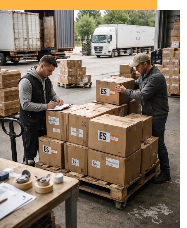 Доставка грузов в Испанию автотранспортом от 35931 руб