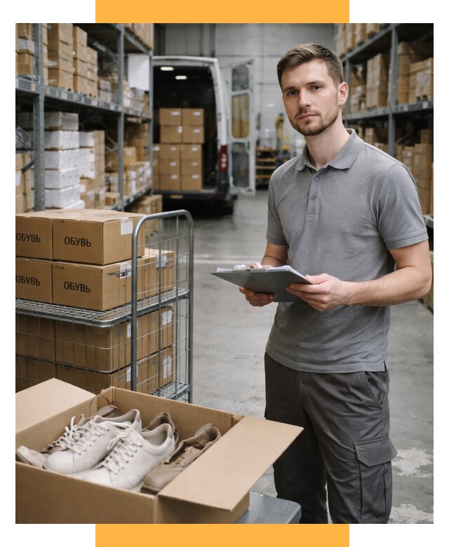 Доставка обуви из Китая и Турции от 4620 р. СетСервис-Мрз