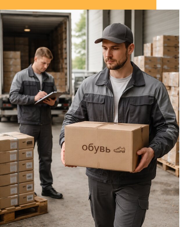 Международная перевозка обуви с таможенным оформлением от 4620