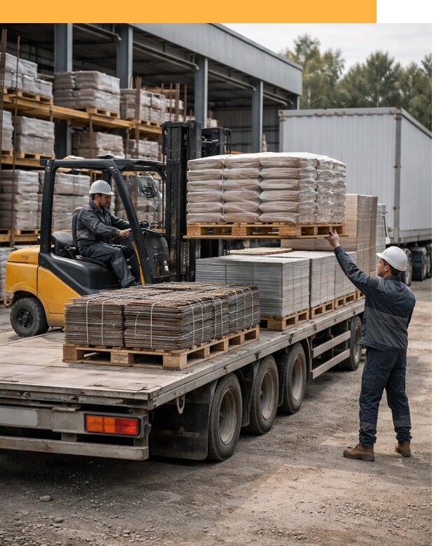 Перевозка строительных материалов по миру от 5646 руб