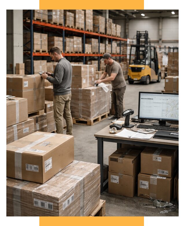 Склад консолидации в Европе от 6673 р., услуги СетСервис-Мрз